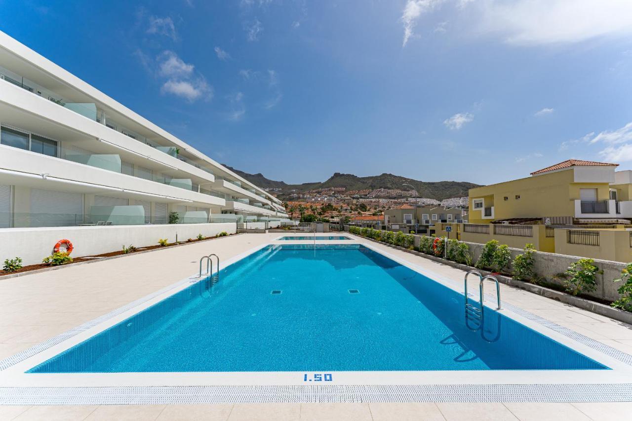 Modern New Apartment Las Terrazas De Costa Adeje. Heated Pool, Big Terrace And Private Parking Exterior foto